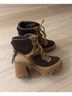 Sorel Brown Tan Heels Size 9 - photo 3