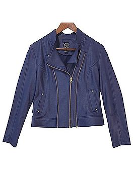Clara Sun Woo Liquid Leather Moto Jacket Jacket (view 1)