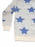 Blue Velvet Star Pattern Cozy Pullover Sweater - photo 6