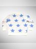 Blue Velvet Star Pattern Cozy Pullover Sweater - photo 4