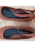 Charles & Keith 100% Suede Brown Orange Flats Size EU 36 - photo 5