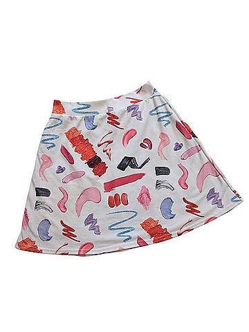 BlackMilk Let's Make-Up A Line Casual Skirt (view 1)