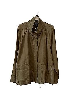 Eileen Fisher Lyocell Linen Stand Collar Jacket Jacket (view 1)