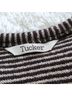 Tucker 100% Wool Stripes Brown Ivory Sleeveless Blouse Size S - photo 3