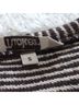 Tucker 100% Wool Stripes Brown Ivory Sleeveless Blouse Size S - photo 4