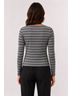 Le Lis Stripes Gray Long Sleeve Button-Down Shirt Size M - photo 4