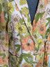J.Crew Collection 60% Cupro 40% Viscose 100% Polyester Floral Multi Color Blazer Size 4 - photo 4