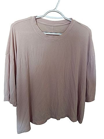 American Eagle Outfitters Short Sleeve Blouse (view 1)