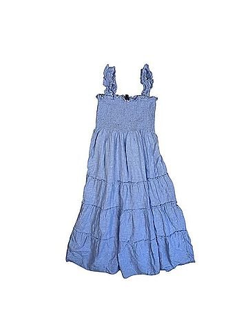 Quince European Linen Smocked Midi Dress Casual Dress (view 2)