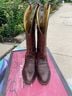 Nocona Boots 100% Leather Brown Boots Size 5 1/2 - photo 6