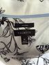 Talbots Floral White Black Button-Down Shirt Size 14 - photo 4