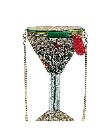 Anthropologie Beaded Icon Martini Bag Crossbody Bag (view 1)
