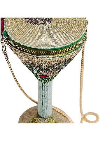 Anthropologie Beaded Icon Martini Bag Crossbody Bag (view 2)