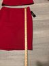 Le Suit Jacquard Red Jumpsuit Size 10 - photo 9
