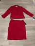 Le Suit Jacquard Red Jumpsuit Size 10 - photo 11