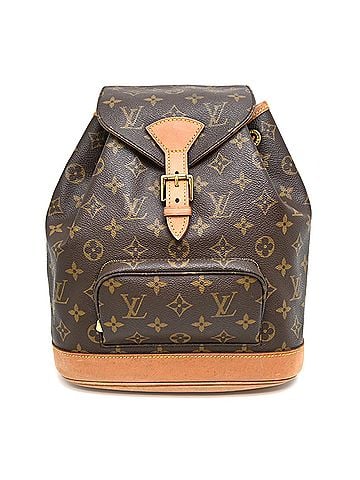 Louis Vuitton Louis Vuitton Montsouris MM Women's Backpack/Daypack M51136 (Discontinued) Monogram Brown (view 1)
