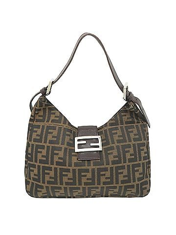 Fendi Fendi Women's Handbag 26569 Canvas Zucca Pattern (Brown) (view 1)