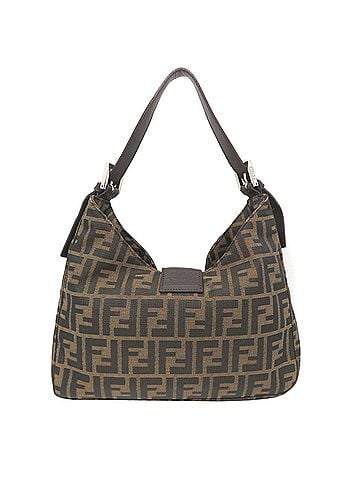 Fendi Fendi Women's Handbag 26569 Canvas Zucca Pattern (Brown) (view 2)