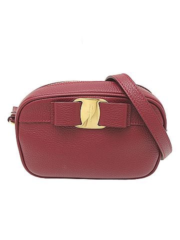 Salvatore Ferragamo Salvatore Ferragamo Women's Shoulder Bag EE-21H498 Leather Red (view 1)