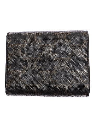 Céline Celine Triomphe Small Flap Wallet, Women's Tri-fold 10D782CQH, Coated Canvas, Tan (Brownish) (view 2)