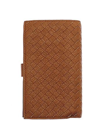Bottega Veneta Bottega Veneta Intrecciato Leather Long Wallet for Women and Men, Brown Tones (view 2)