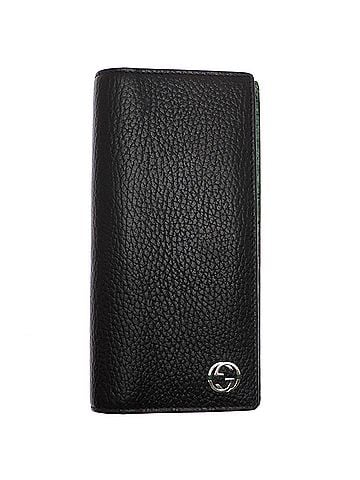 Gucci Gucci Interlocking G Outlet Men's Long Wallet 610467 Leather Black (view 1)