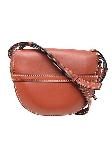 Loewe Loewe Gate Small Women's Shoulder Bag, Leather, Brown (view 2)