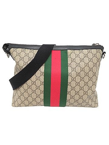 Gucci Gucci Sherry Line Shoulder Bag, Women's Messenger 523335, Canvas, Beige (view 2)