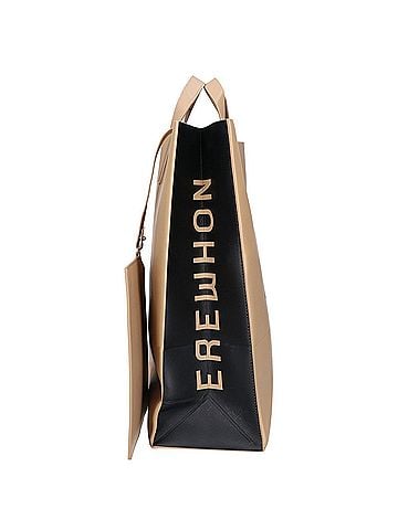 Balenciaga BALENCIAGA Balenciaga 24AW 792842 EREWHON LOS ANGELESN Leather Craft Shopper Tote Bag Beige Women's (view 2)