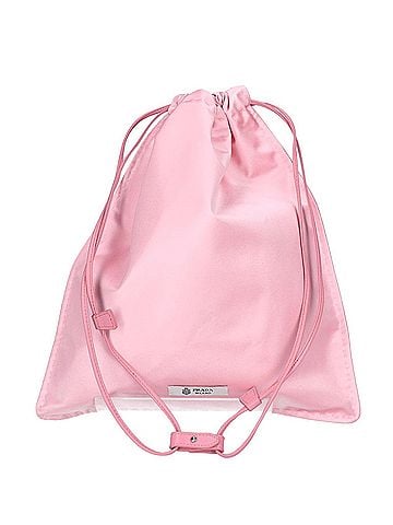 Prada PRADA 1NK063_2G6B_F0442 Wish Silk Duchess Drawstring Pouch Handbag Petal Pink Women's (view 1)