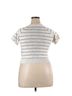 Madewell 100% Cotton Stripes White Brown Pullover Sweater Size S - photo 2