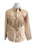 The Great. The Leather Fringe Jacket Jacket - photo 1