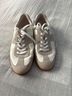 J.Crew White Gray Sneakers Size 9 - photo 3