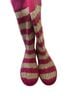 Ugg Stripes Pink Tan Boots Size 8 - photo 1