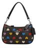 Coach Hearts Brown Multi Color Leather Crossbody Bag One size - photo 1