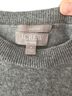 J.Crew 100% Cashmere Gray Cashmere Pullover Sweater Size M - photo 1