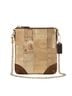 Coach Gold Brown Leather Crossbody Bag One size - photo 1