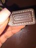 Coach Gold Brown Leather Crossbody Bag One size - photo 5