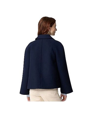 J.Crew Cropped Wool Blend Swing Coat (view 2)