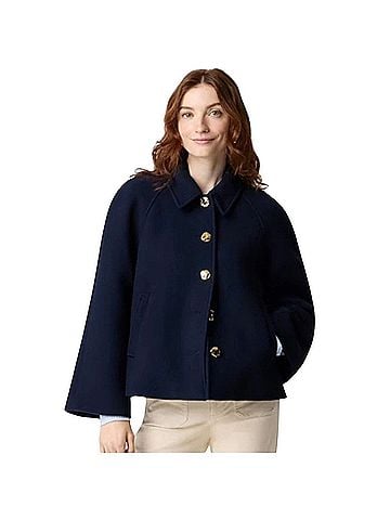 J.Crew Cropped Wool Blend Swing Coat (view 1)