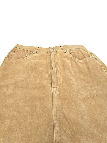 Ralph Lauren Leather Skirt (view 2)