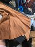 Valerie Stevens 100% Leather Brown Leather Skirt Size 10 - photo 5