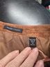 Valerie Stevens 100% Leather Brown Leather Skirt Size 10 - photo 4