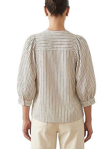 BA&SH Lioba 3/4 Sleeve Button-Down Shirt (view 2)