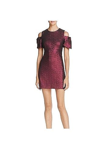 Milly Mod Cold-shoulder Dress Cocktail Dress (view 1)