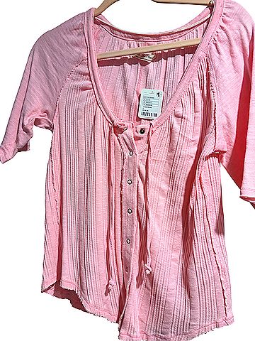 Free People Short Sleeve Blouse (view 1)