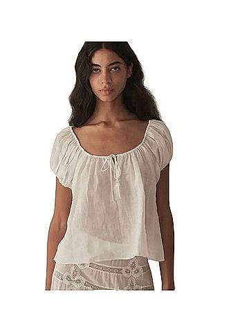 DÔEN Solina Short Sleeve Blouse (view 1)