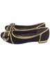 Nine West Black Gold Flats Size 8 1/2 - photo 2