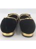 Nine West Black Gold Flats Size 8 1/2 - photo 5
