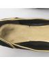 Nine West Black Gold Flats Size 8 1/2 - photo 7